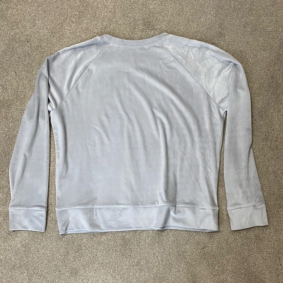 Double Zero Velour Crewneck Sweatshirt - Picture 2 of 4
